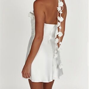 NWT Meshki Otillie White Floral Mini Dress